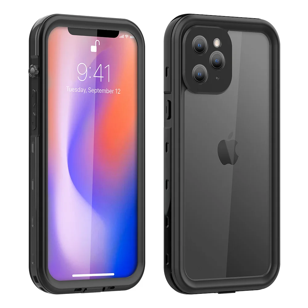 Доступно для iPhone12 Pro max водонепроницаемый чехол Маленькая прозрачная всеобъемлющая оболочка