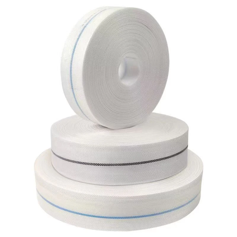 PVC Rubber lining layflat fire hose with coupling price for fire fighting