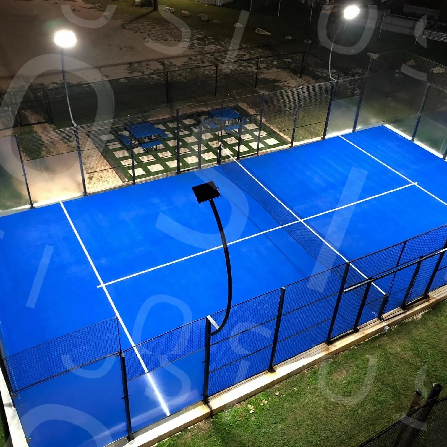 OSI China Factory Padel Tennis Court for Indoor or Outdoor Paddle Tennis With Twice Powder Coating Mixing Zinc