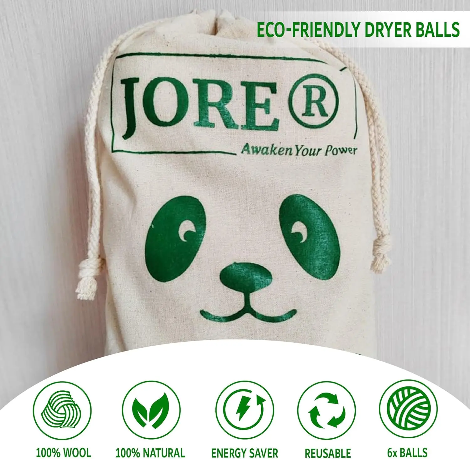 arrivals 2024 FBA top seller trending New zealand wool products xl 7cm wool Dryer Balls 6 pack cotton bag factory wholesale