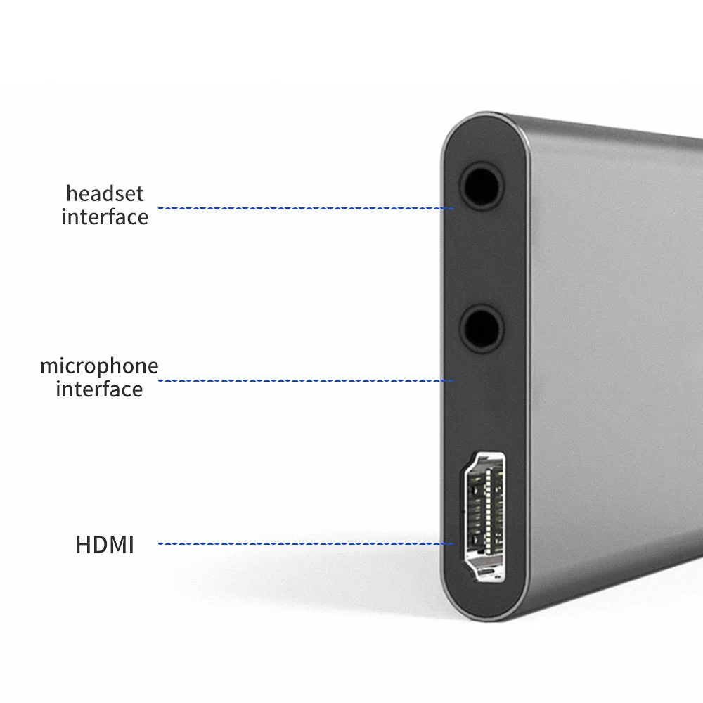 Doonjiey 60fps Usb 3,0 hdmi Карта видеозахвата петли с Аудио Микрофон для игры в прямом эфире трансляции карта захвата 4k