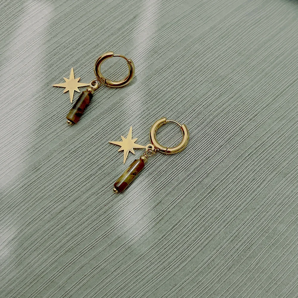 Женские серьги из титановой стали