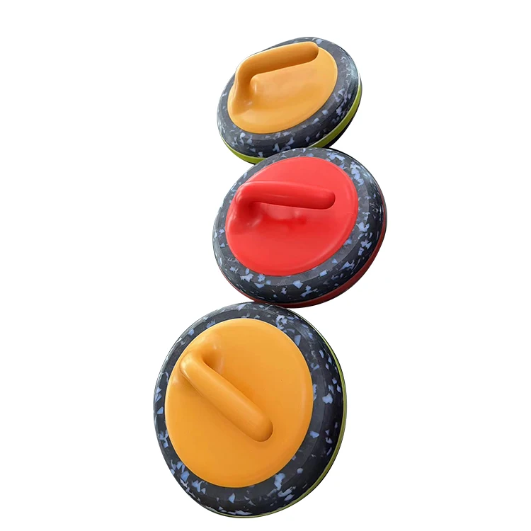 Land Curling Floor Curling Sports Equipment With Curling Stones And Artificial Ice Curling Sheet For Land Use