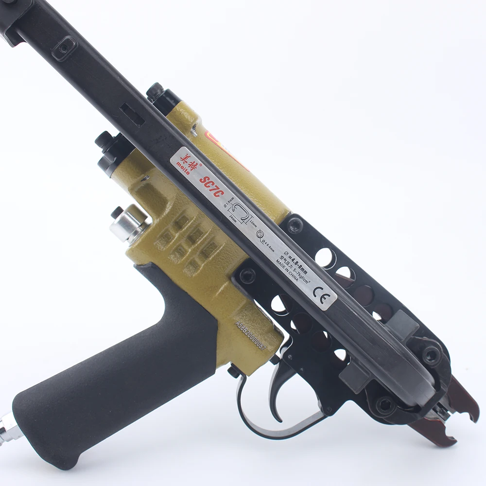 SC7C pneumatic Hog Ring Nailer C-Ring Plier sofa Mattress Cage Bed Air Fastening Gun New Design