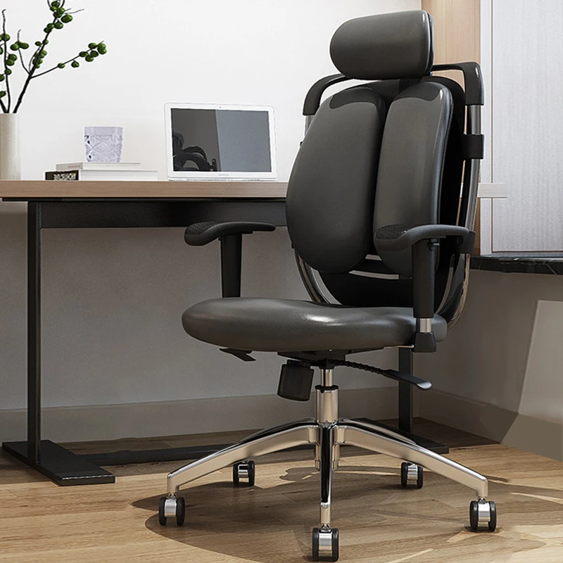 Domi J Leather ABS Executive Conference Home Office Chairs Furniture Customized Metal Office Chair