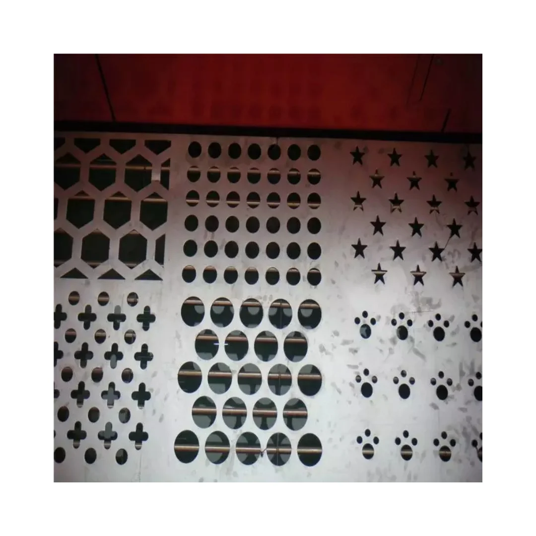 3 mm Diameter Holes T Distance 15 Perforated Metal Sheet Aluminum SS.304 Building Plate