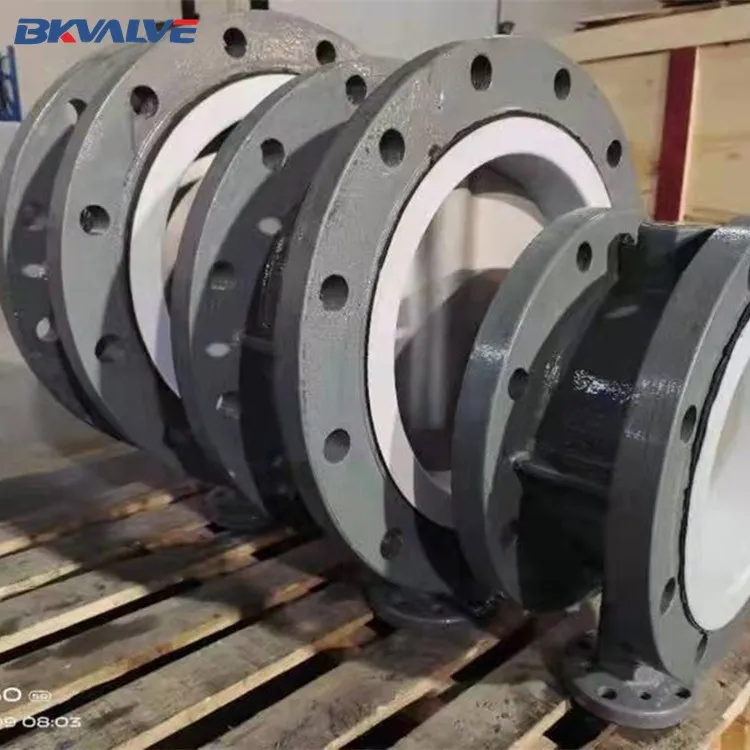 butterfly valve PTFE sealing  PN10/16 soft sealing butterfly valve