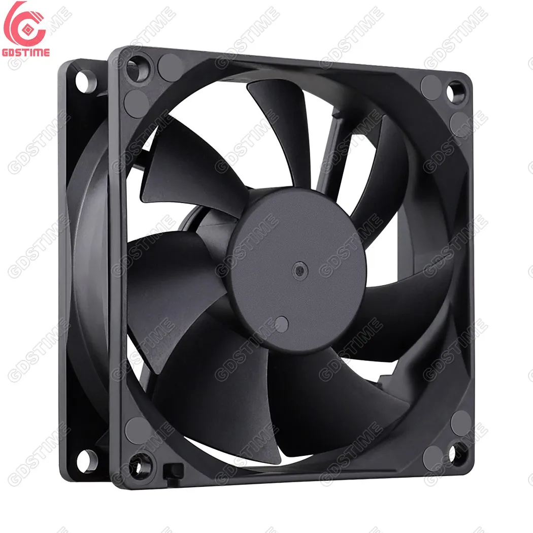 Gdstime GDA8025 80X80X25mm Ball Bearing dc 12V 3PIN FG Brushless Axial Cooling Fan