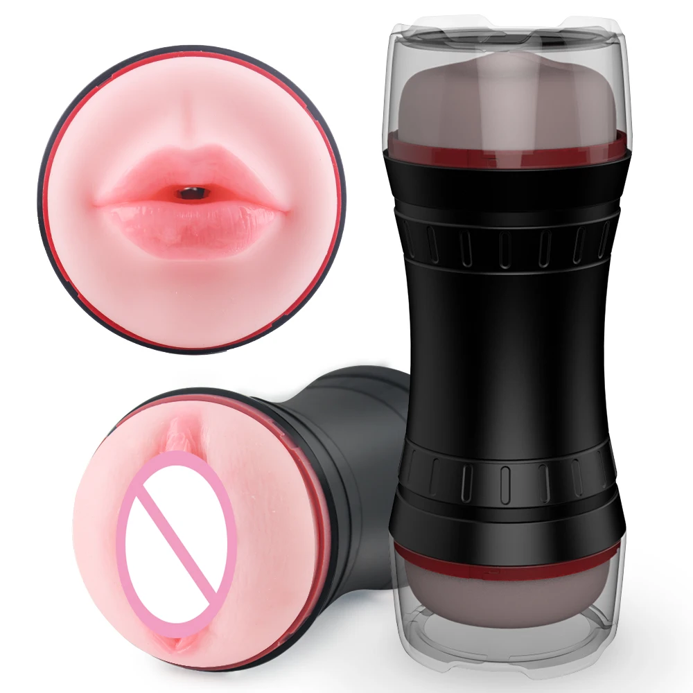 Hot Sale Deep Throat Mouth Artificial Vagina Pussy Adult Male Masturbator Sex Toys For Men Masturbating