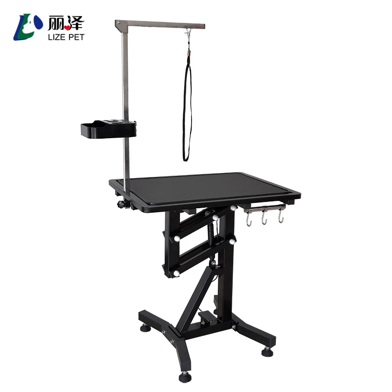 LIZE PET hot sale small animal pneumatic lifting pet grooming table for pet cats Small dog beauty table cat table