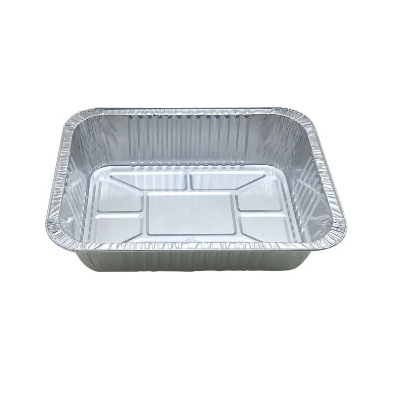 Disposable food packing aluminum foil container airaline aluminum foil container with lid airline