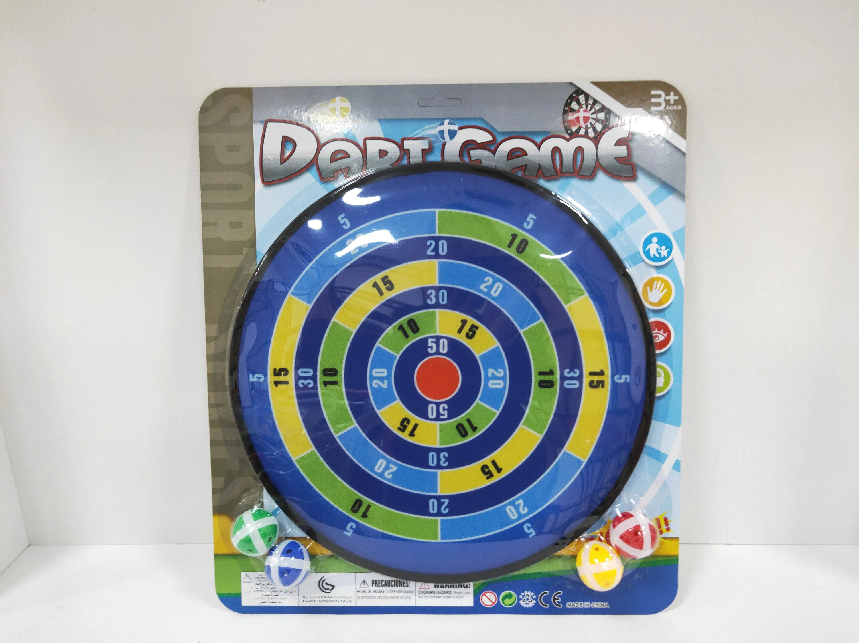 Customized 36cm Sport Toys Design Cloth Dartboards Kids Mini Board Game With Sticky Balls And Darts