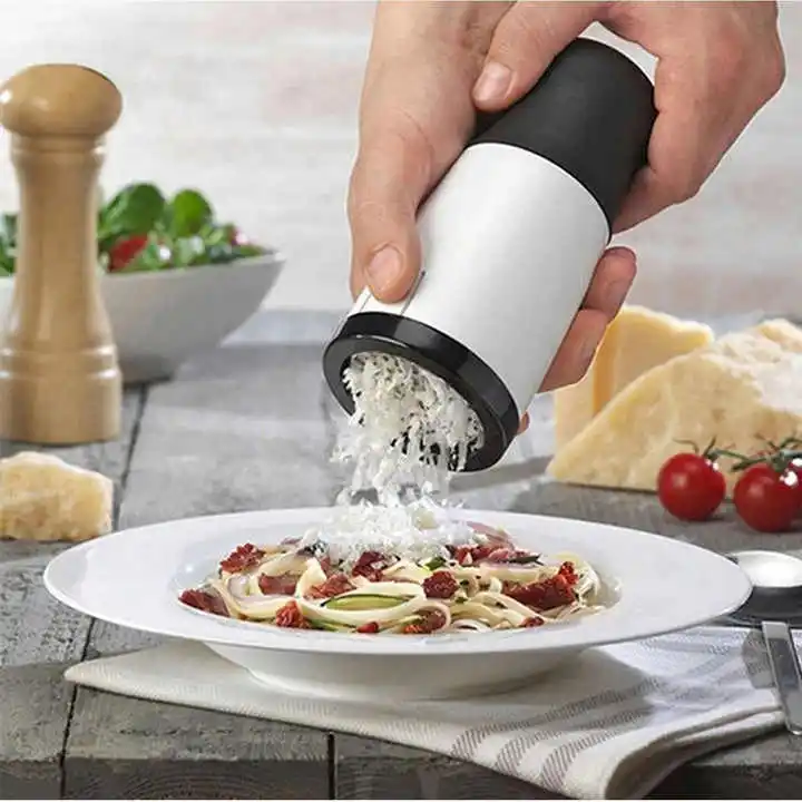 Abs+stainless Steel Cheese Grater 2 Pattern Blade Kitchen Gadgets Chocolate Grater Diy Butter Food Mill Cheese Grater Slicer