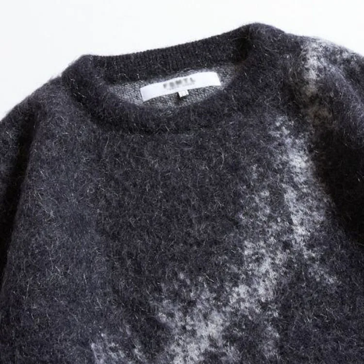 Trendyol варенка с круглым вырезом свитера для мужчин высокого качества на заказ из мохера вязанный модный свитер для мужчин на заказ