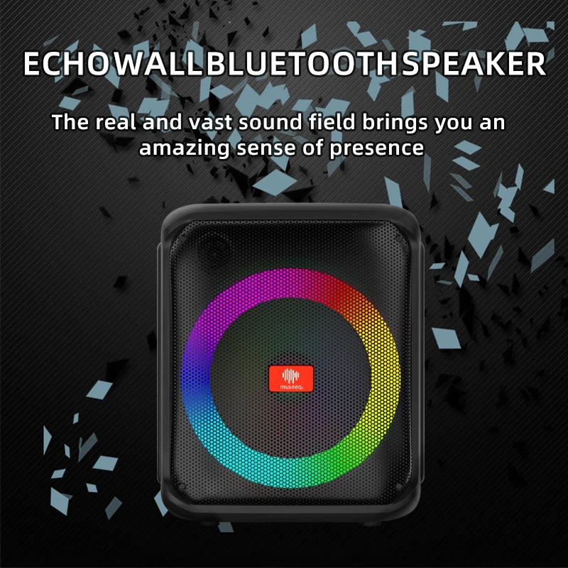 Museeq 8 дюймов Бумбокс partybox колонки Caixa де bluetooth parlantes Altavoz Bluetooth динамик вечерние ящик