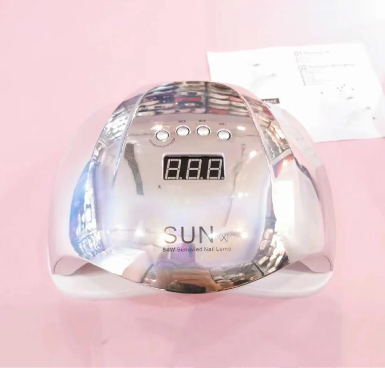 nail supplies Gel Polish Dryer sunx 54w 48w manicure machine Uv Led Nail Lamp Pink Removeable