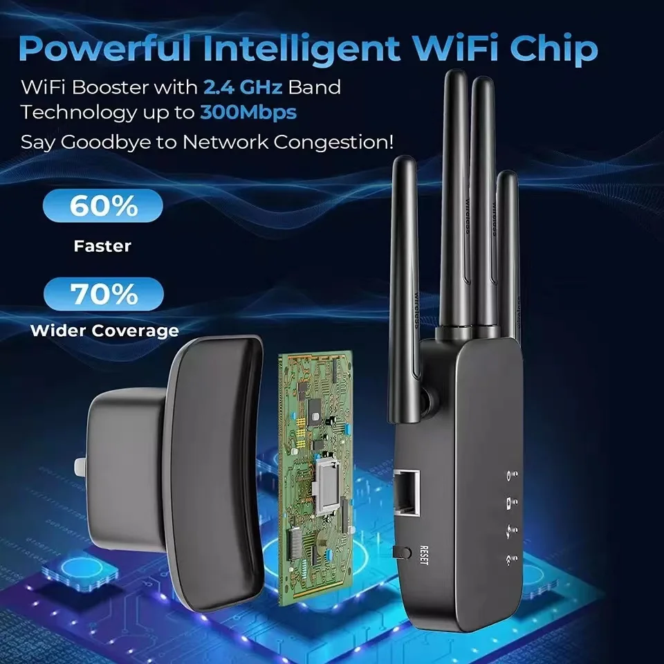 Оптовая продажа из Китая высококачественный ретранслятор Wi-Fi беспроводной усилитель сигнала Мобильный маршрутизатор Mercusys