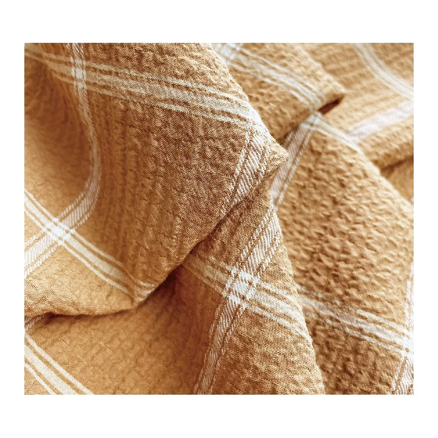 Ткань из вискозы, полиэстера, спандекса, Марли, сморщенного стекла, 140 г