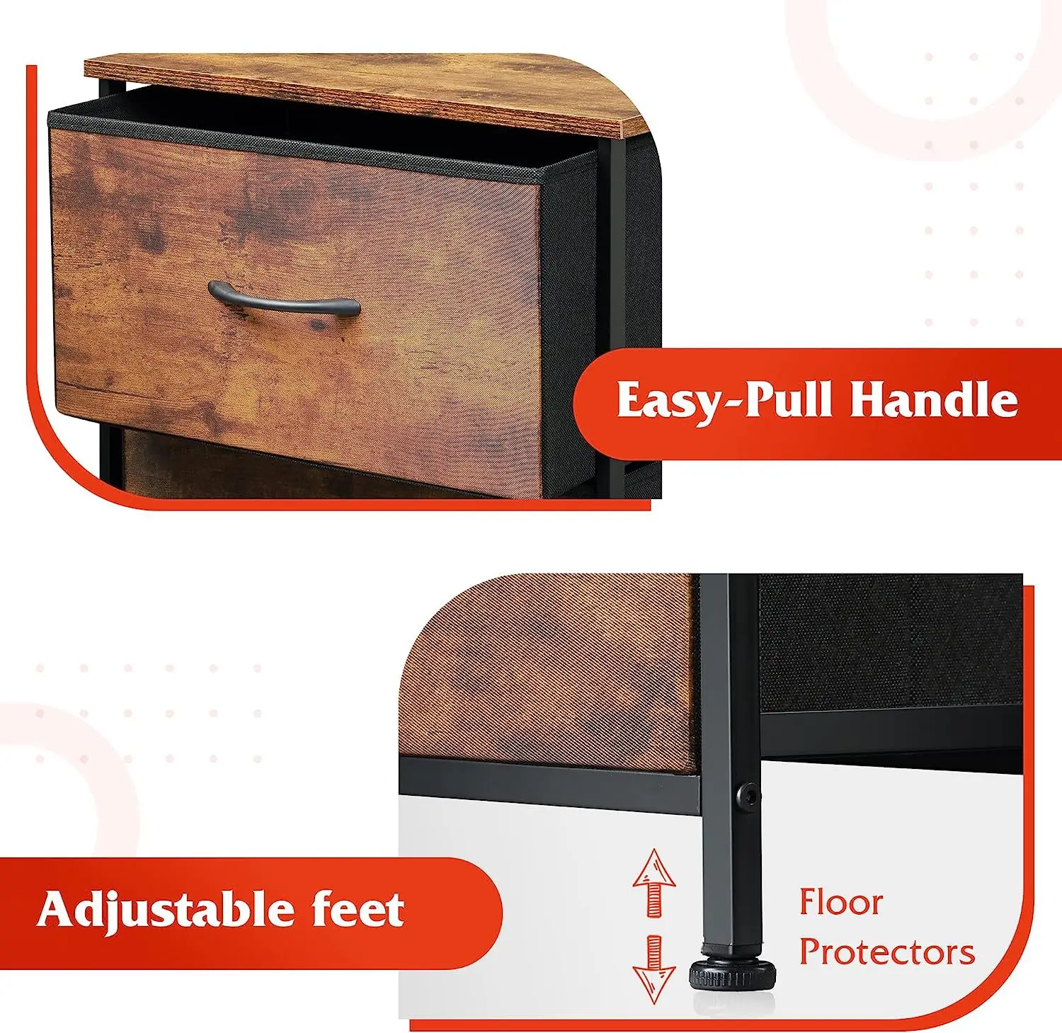 Wholesale Wooden Suitable For Living Room Bedroom Set Arch Cabinets With Cupboard Compartment Multi-Layer Drawer Storage