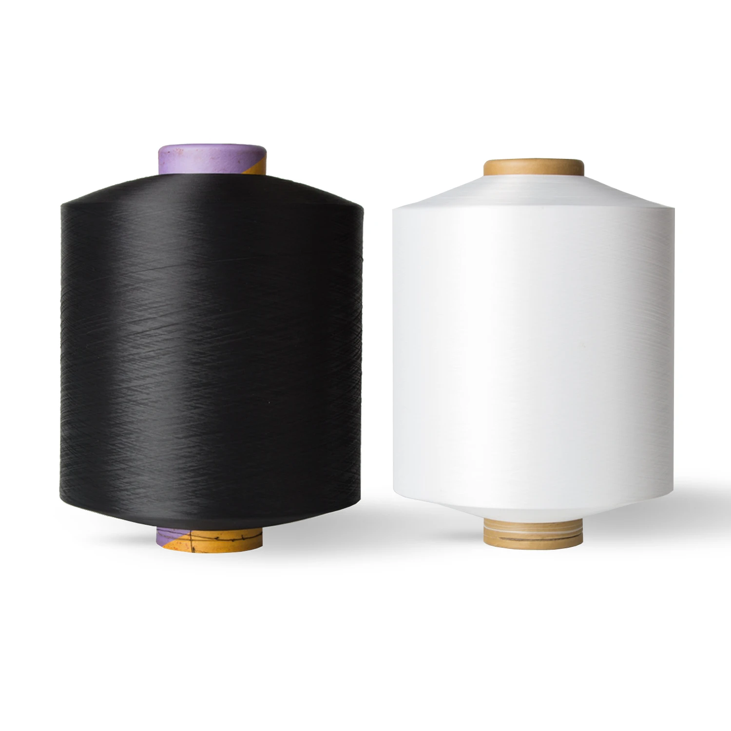 GRS Polyester filament yarns DTY 75D/36F Recycle Polyester Yarn For Knitting