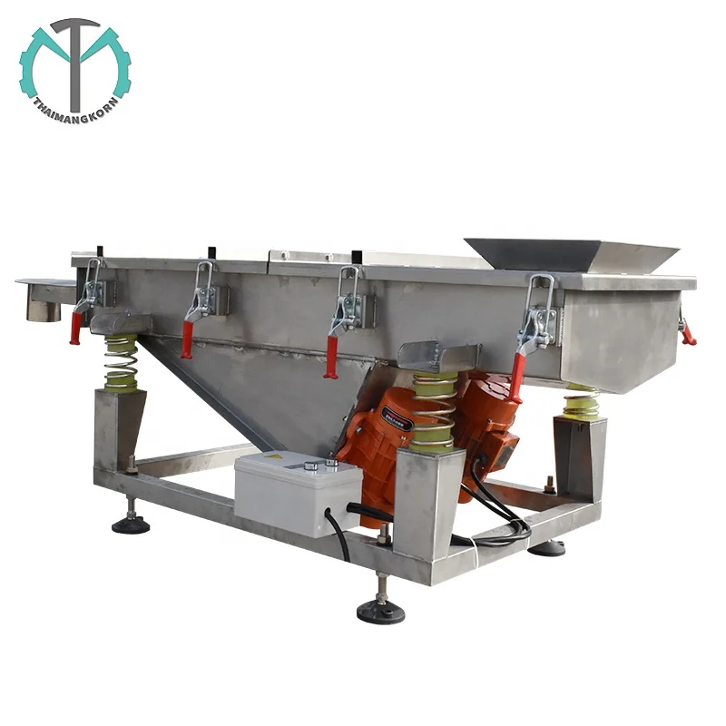 Powder plastic food linear vibrating screen from China linear vibration sieve machine vibrating sifter