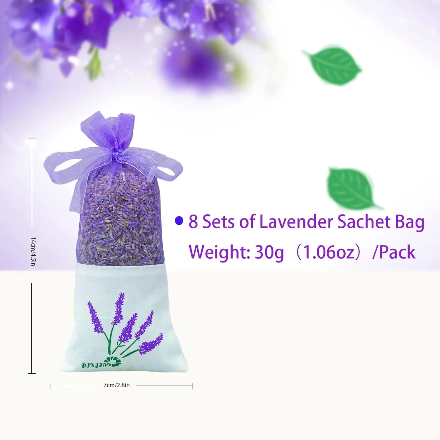 Lavender Sachet Bags, Natural Ultra Blue Lavender Buds for Home Fragrance, Room decorations and Fresh Lavender Scent Sachets