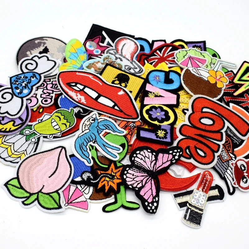 Custom Turkey embroidery stickers customization wholesale custom patch logo brand patches