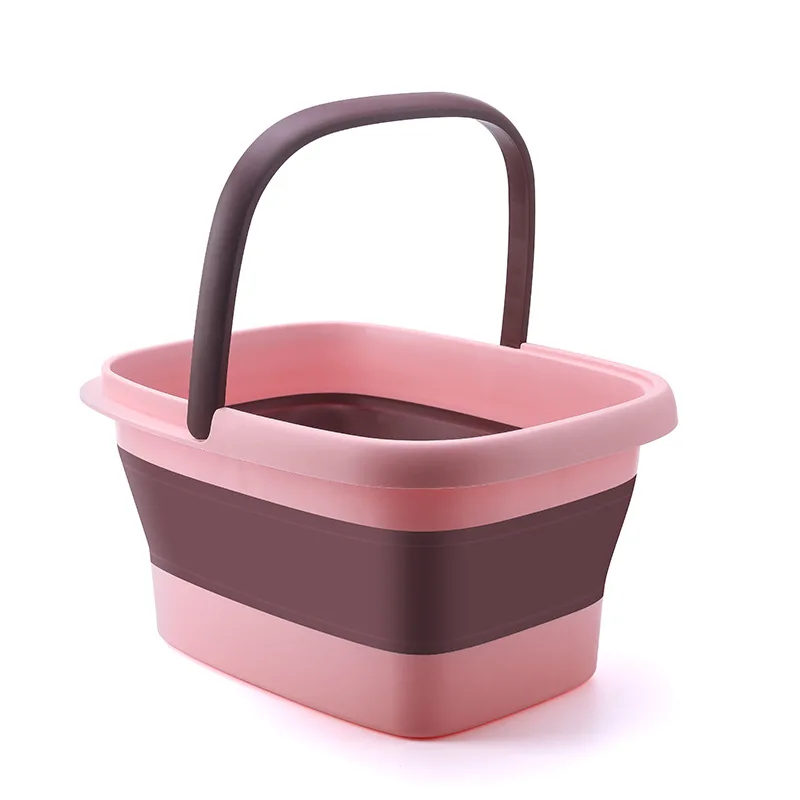 Wholesale Factory Sales Universal Collapsible Rubber Plastic Bucket Large Size Customizable Stocked Outdoor