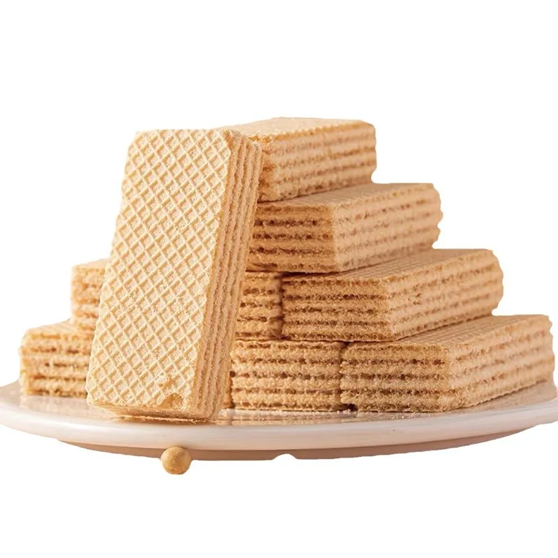 Chinese OEM Factory Pure Soy Aroma Crunchy Wafer Storewide Promotion Enjoy Soy Milk Wafer Biscuits
