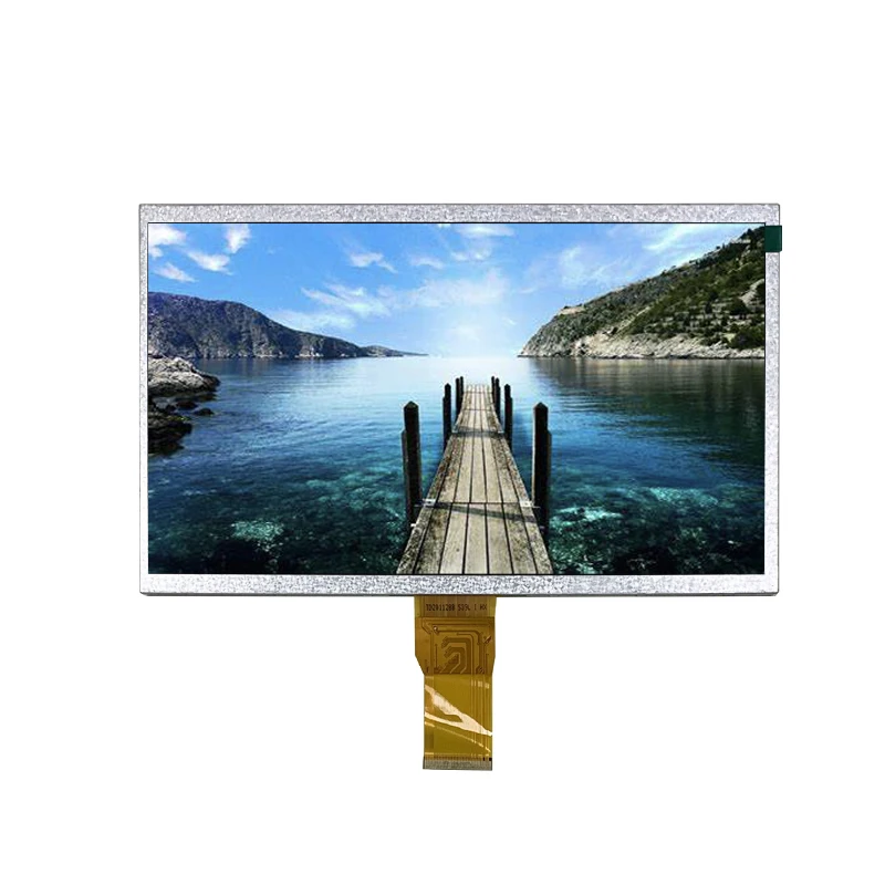 1024*600 Resolution 50 PINS 10.1 Inch IPS TFT RGB Interface LCD Display Module FPC Customized LCD Screen