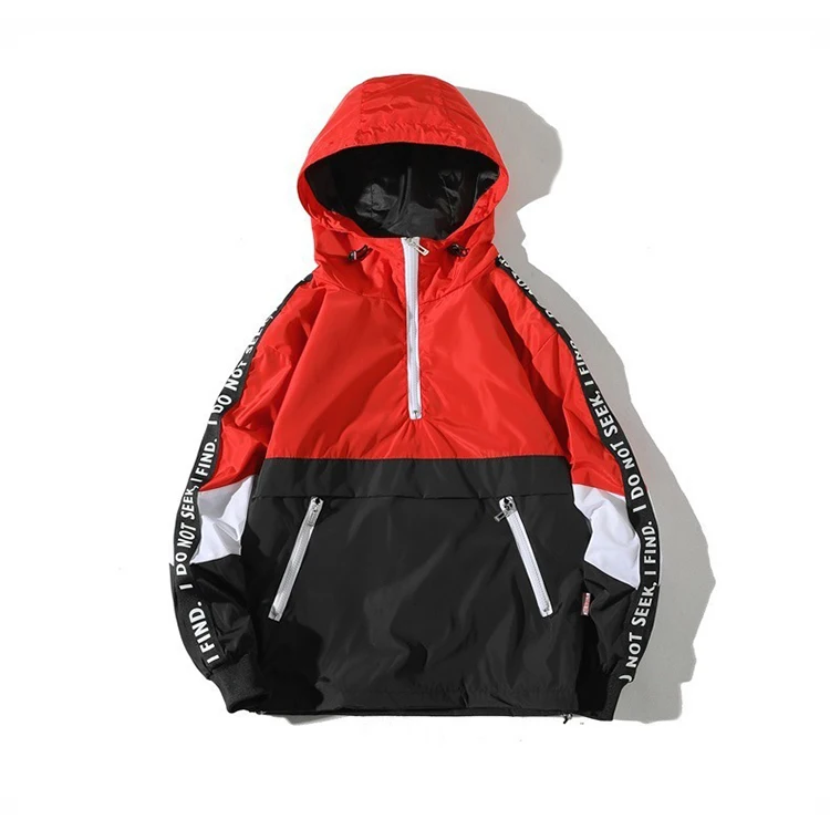 Wholesale multicolor plus size logo customization zipper for men mens cool jackets 2021