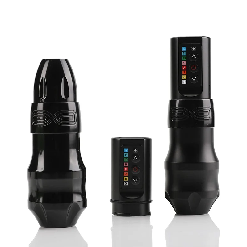 Tattoo Pen Double Lithium Battery Wireless Machine Cordless Tattoo Guns Secant Fog All-in-One Tattoo Gun With Extra Battery