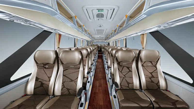 Quick Charge Pure Electric Bus Leather Seats Luxury Travel 24-56 Seats Group Tour Coach