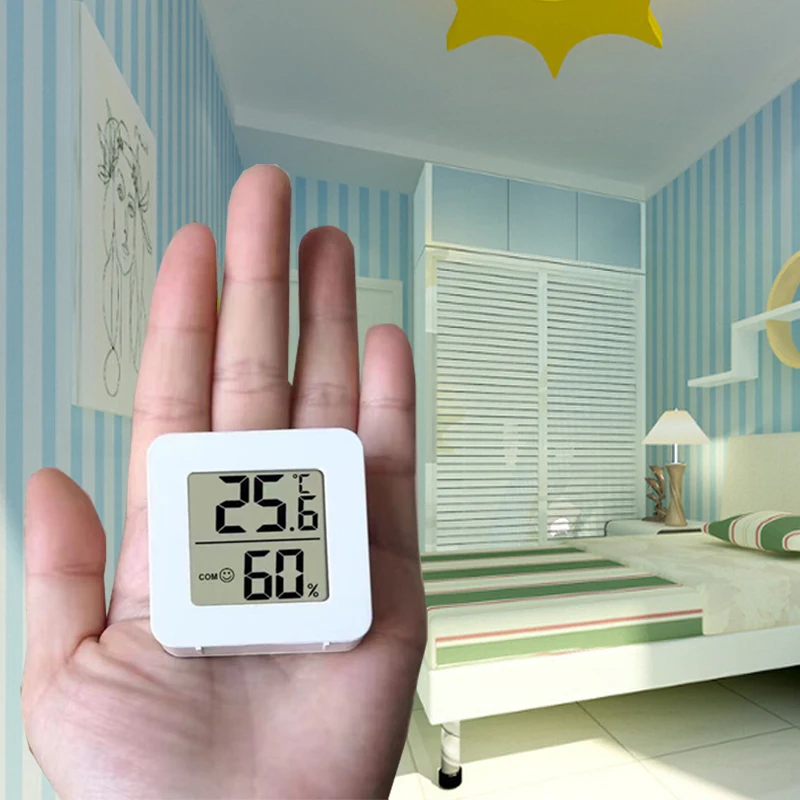 Home Decorative Indoor small LCD display Digital Temperature Humidity monitor