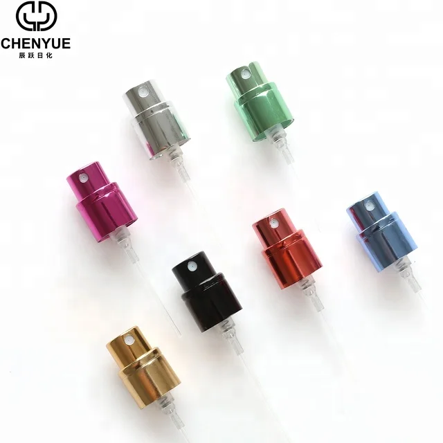 Color painting15mm Aluminum Screw Bottle Spray Pump For Perfume