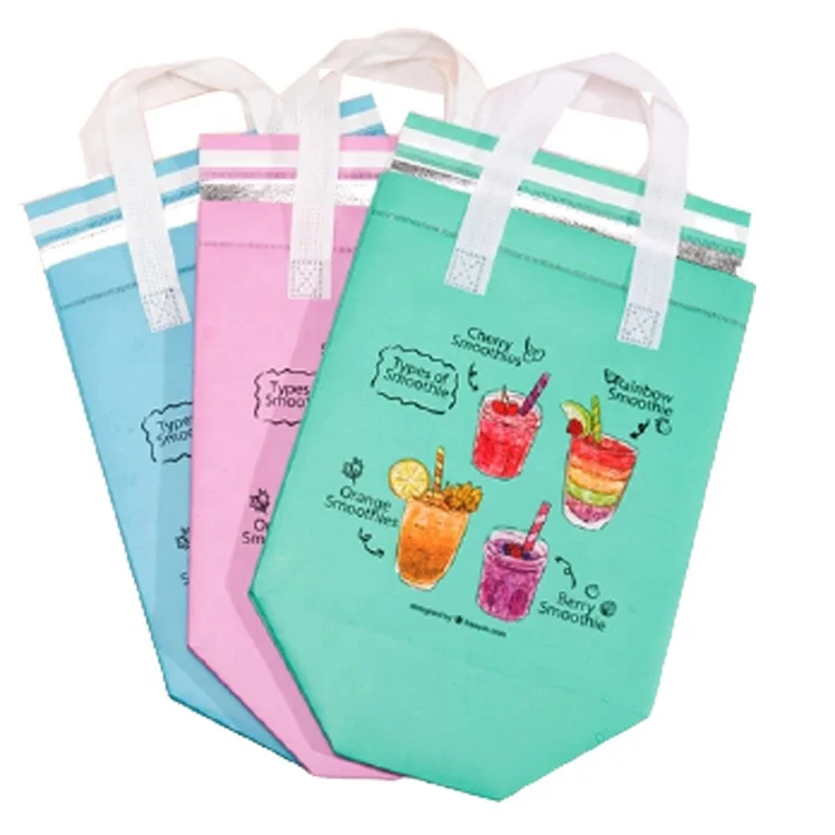 Factory wholesale non-woven lunch bags cooler bag for food Can be customized