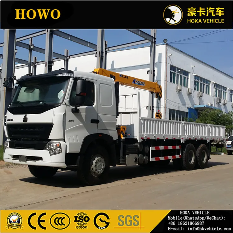 SINOTRUK HOWO A7 6x4 371 л.с. 5 т с автокран SQS125