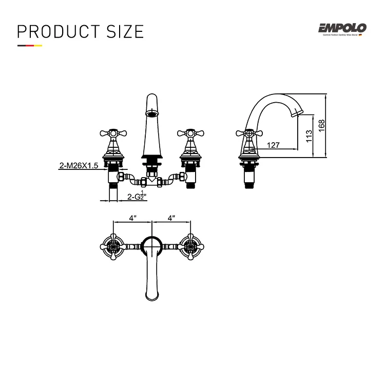 Vintage Faucet Antique Brass Kitchen Faucet Basin Tap Bathroom Water Silver Mixer Faucet