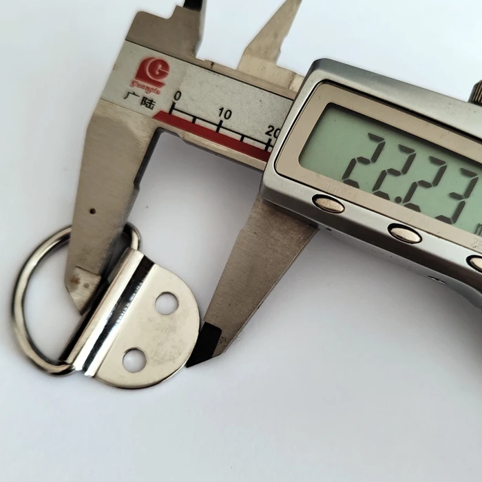 2 Hole D-Ring Stainless Steel D-Ring Truck Fixed Pull Ring