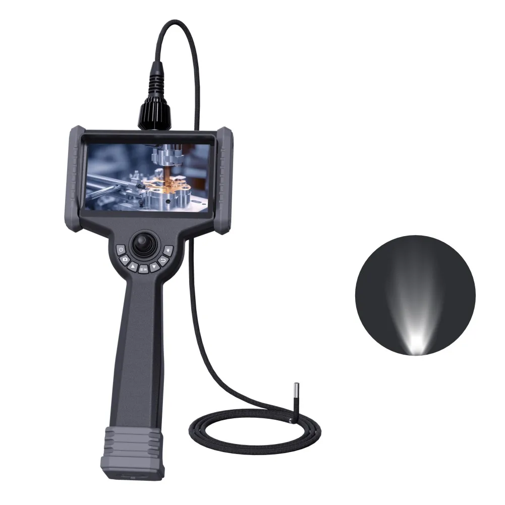 1.8mm 2mm 4mm 6mm Articulating Video Endoscope 1080P Borescope Industrial Wifi USB Endoscope Camera with Dual Lens