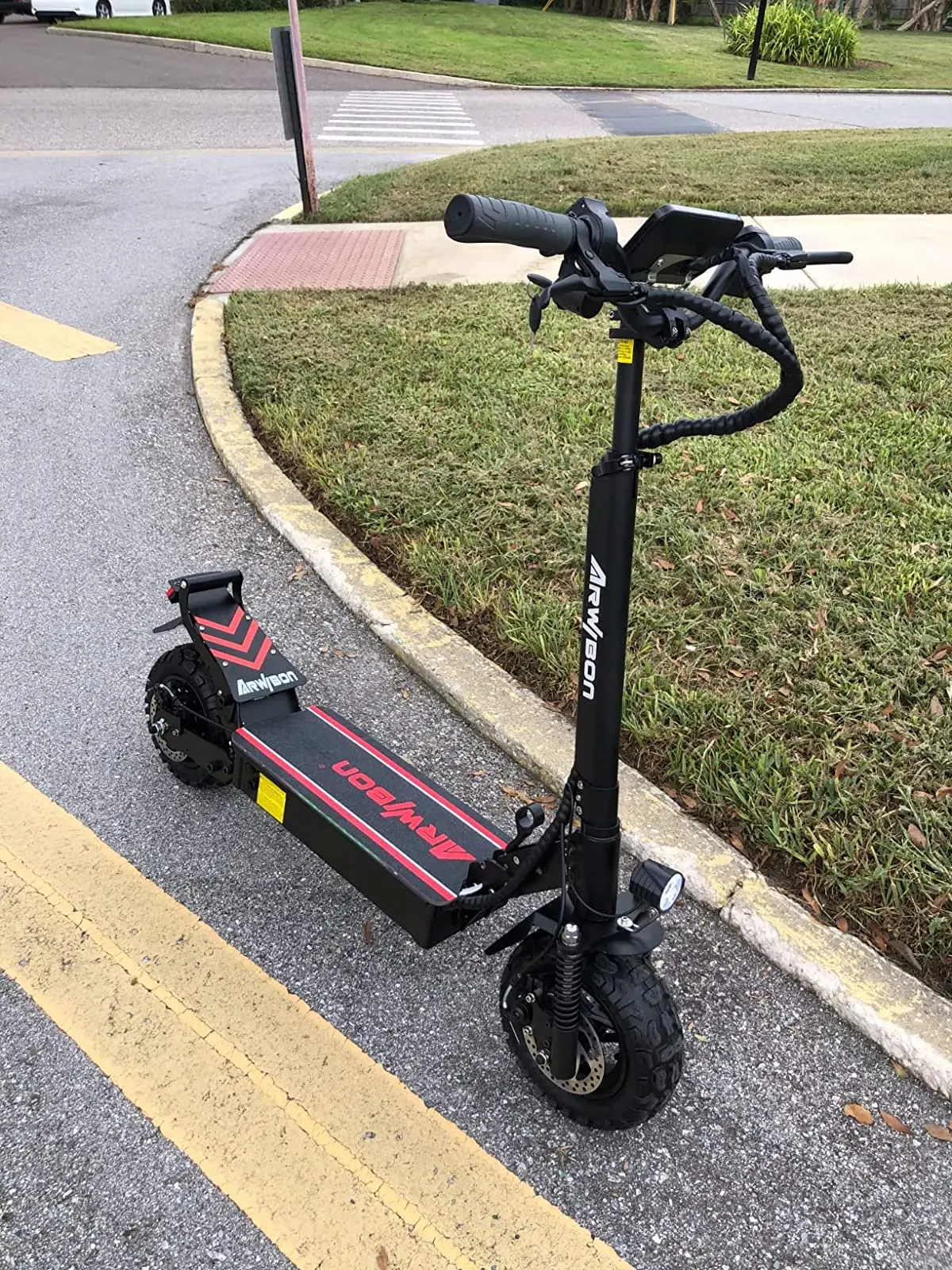 Arwibon Q30 Dropshipping USA Stock Hydraulic Suspension escooter e scooter 11 inch Heavy Duty Fast Electric Scooter