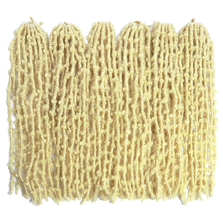  Wholesale Butterfly Locs Hair Crotchet Spring Twisted Pre Looped Goddess