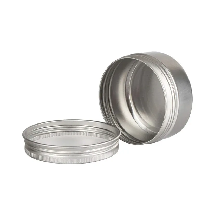 factory Free sample 6 colors Custom Logo Aluminum Jar , Round Aluminum Can , metal Aluminium cosmetic jar cans