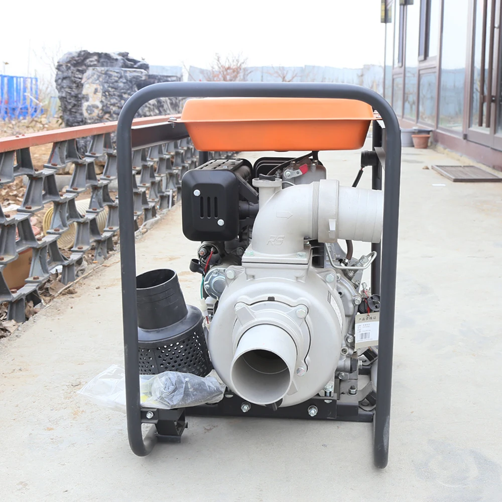 Portable High Pressure 3 Inch Diesel Water Pump Machine For Agriculture
