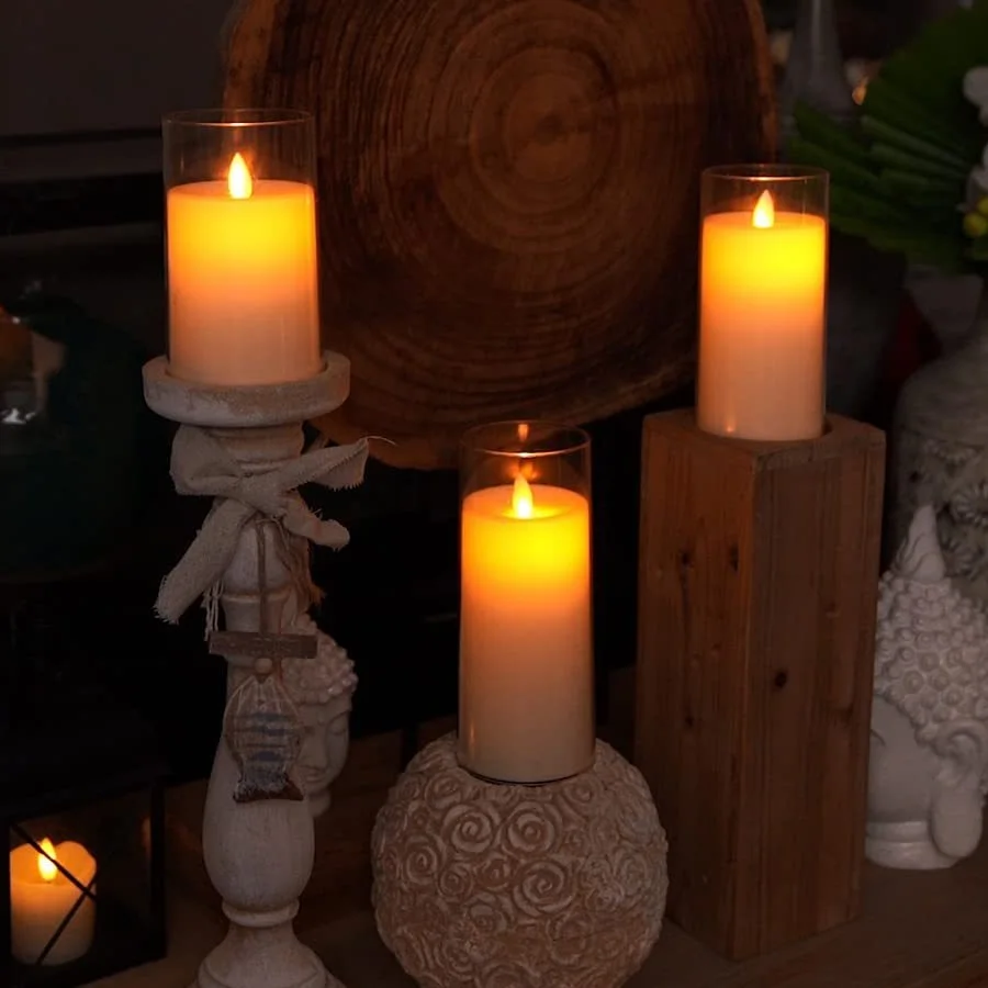 Led Candle Light Electronic Battery Power Candles Flameless Flicker Candles For Wedding Decorative Light