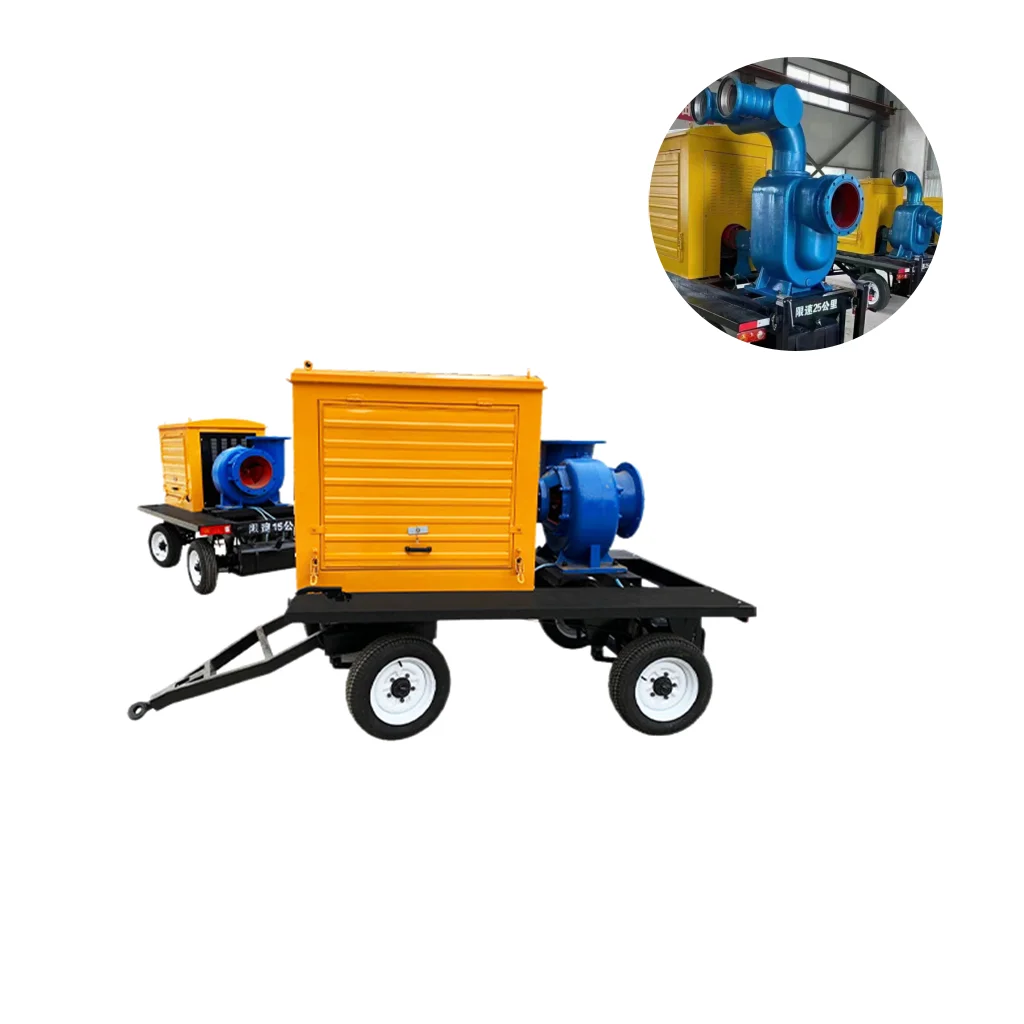 High quality 500m³ high flow rate flood pump truck Self-priming flood rescue drainage truck Mobile diesel flood control pumps