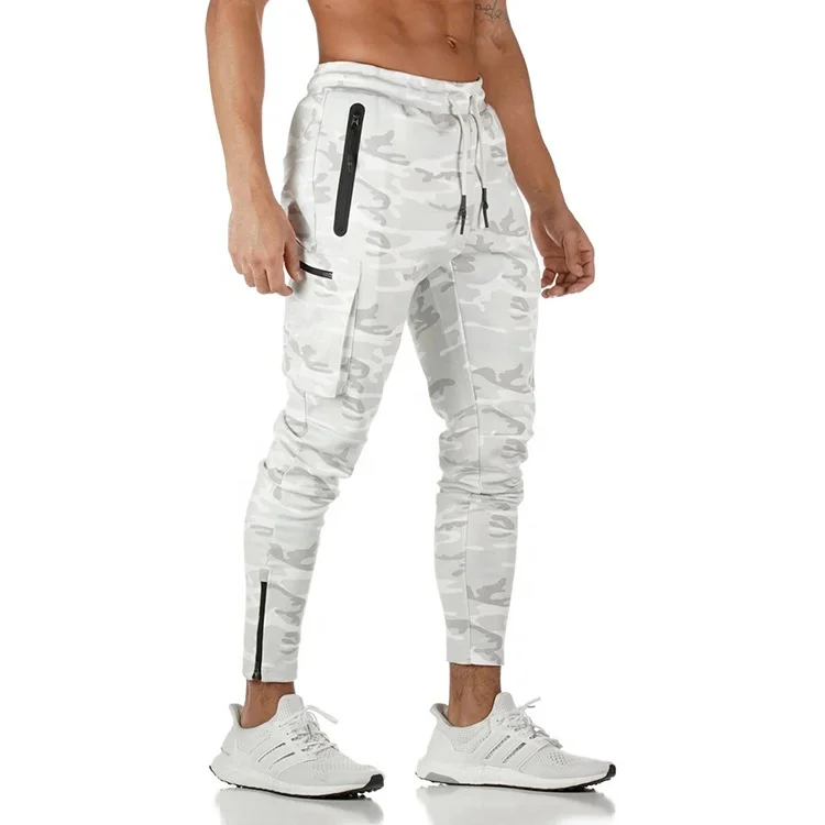 Wholesale Custom Sports Pants Plus Size Breathable  Men Sports Pants with  Zipper Jogger Pants