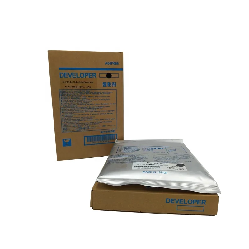 DV512  Developer For Konica Minolta DV512/C224/284/364/454 CYKM 4 Color