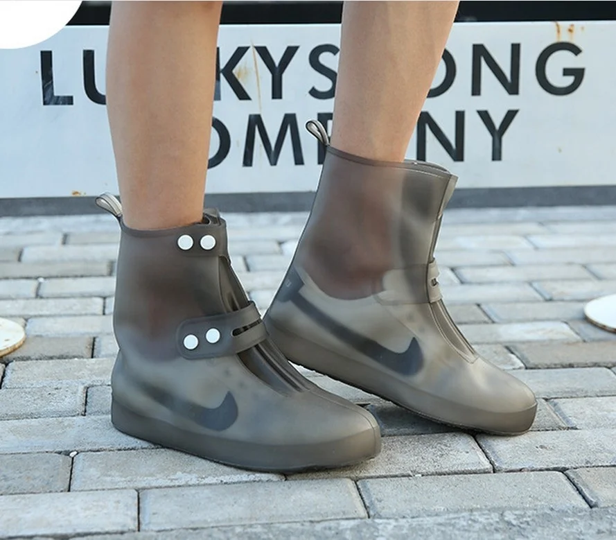 ПВХ резиновая крышка для обуви может быть отправлена напрямую 100% водонепроницаемая Нескользящая Крышка для обуви на лодыжку для наружного использования