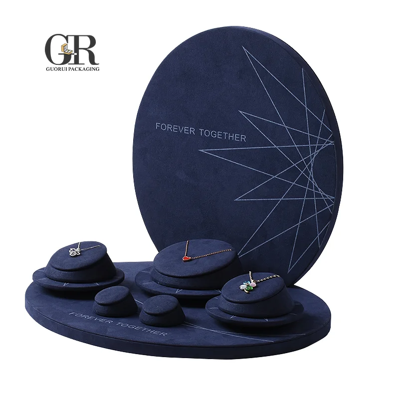 Guorui можно украсить ювелирными изделиями магазин дисплей опора из цельного дерева ювелирных изделий демонстрационные стенды-стеллажи для выставки счетчик